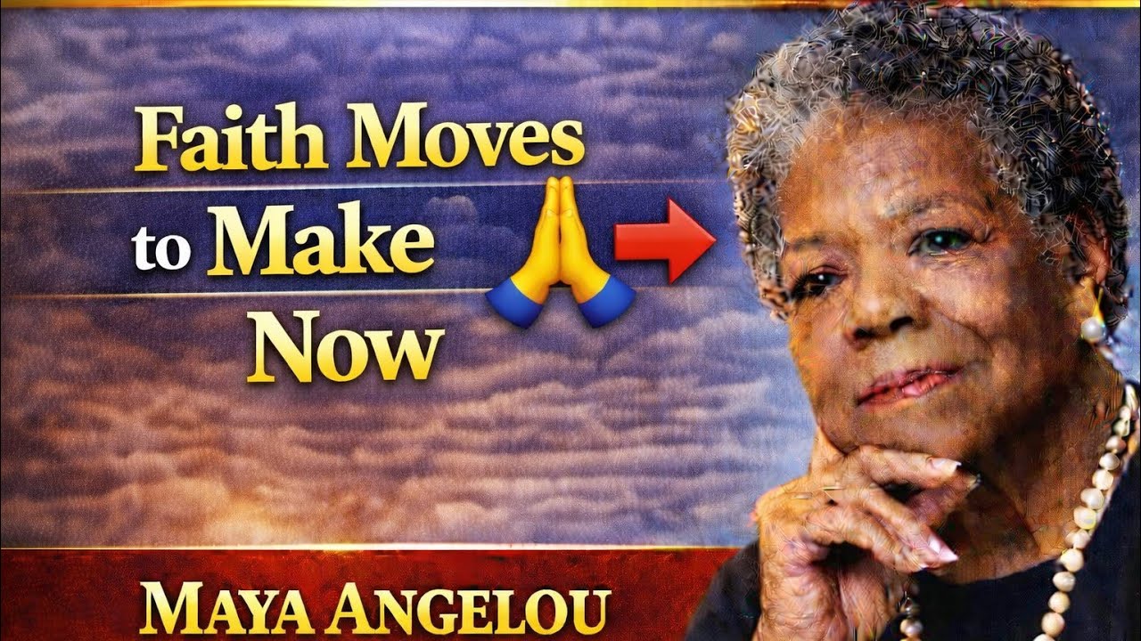 Faith Moves to Make Now | Maya Angelou | Motivational Speech