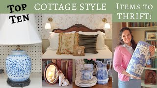 Top Ten Cottage Style Home Décor Items You Should Buy at Thrift Stores! Home Decorating Ideas