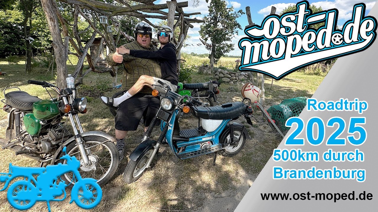 Roadtrip 2025 | Unsere 500km Tour durch Brandenburg  | ost-moped.de