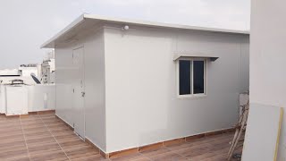 ROOF TOP ROOM, COMPLETE DETAIL | PUF PANEL | ROOF TOP | PREFAB HOUSE IN INDIA