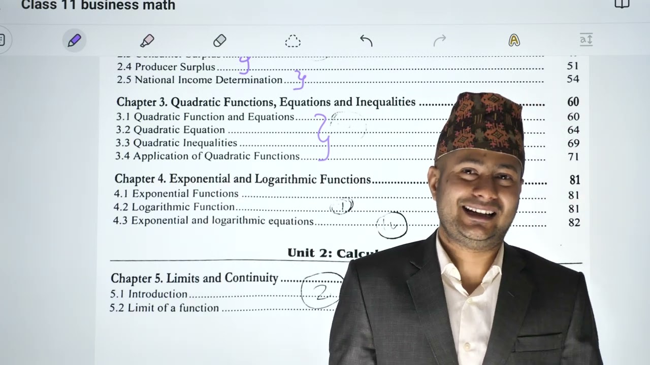 Business Math Syllabus | Class 11 Business Math | NEB Business Math Solution