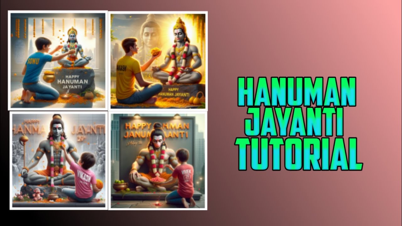 Viral Hanuman Jayanti Ai Image Tutorial || Master Of editor 2.0