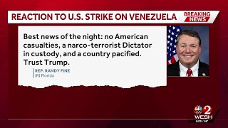 Florida politicians, leaders react to US capture of Venezuelan President Maduro