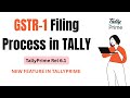 How to file GSTR-1 Return from TallyPrime 6.0 2025 | Hindi Practical Guide