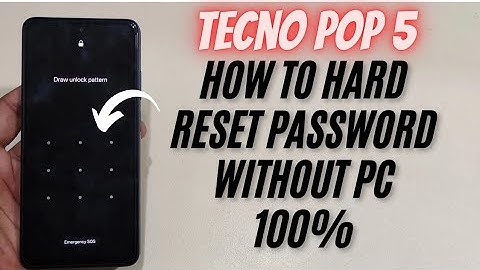 Tecno Pop 5 Hard Reset | Unlock Pattern/Password | Factory Reset