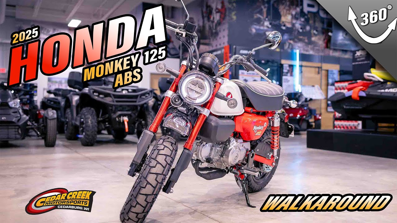 Walkaround | 2025 Honda® Monkey ABS - YouTube