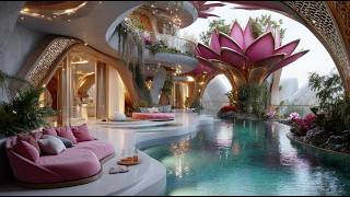 Floating Lotus Paradise 🌺 | Heavenly beautiful peaceful Water & Nature Ambience