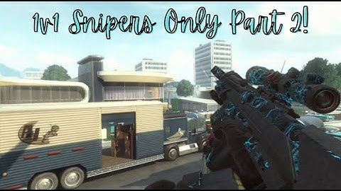 My Twitch Viewer Challenged Me To A 1v1 Snipers Only On BO2 Part 2!
