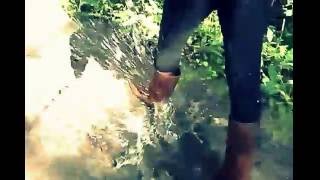 My SV. Fill liquid foam & woody puddles going in my rare soviet Red bogatyr-88 rubber boots.