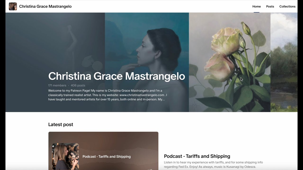 Patreon Tour - See Inside the Classical Realism Library of Christina Grace Mastrangelo