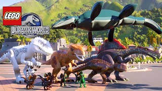 LEGO Land Jurassic World Adventure  Dinosaur Rampage and Battle