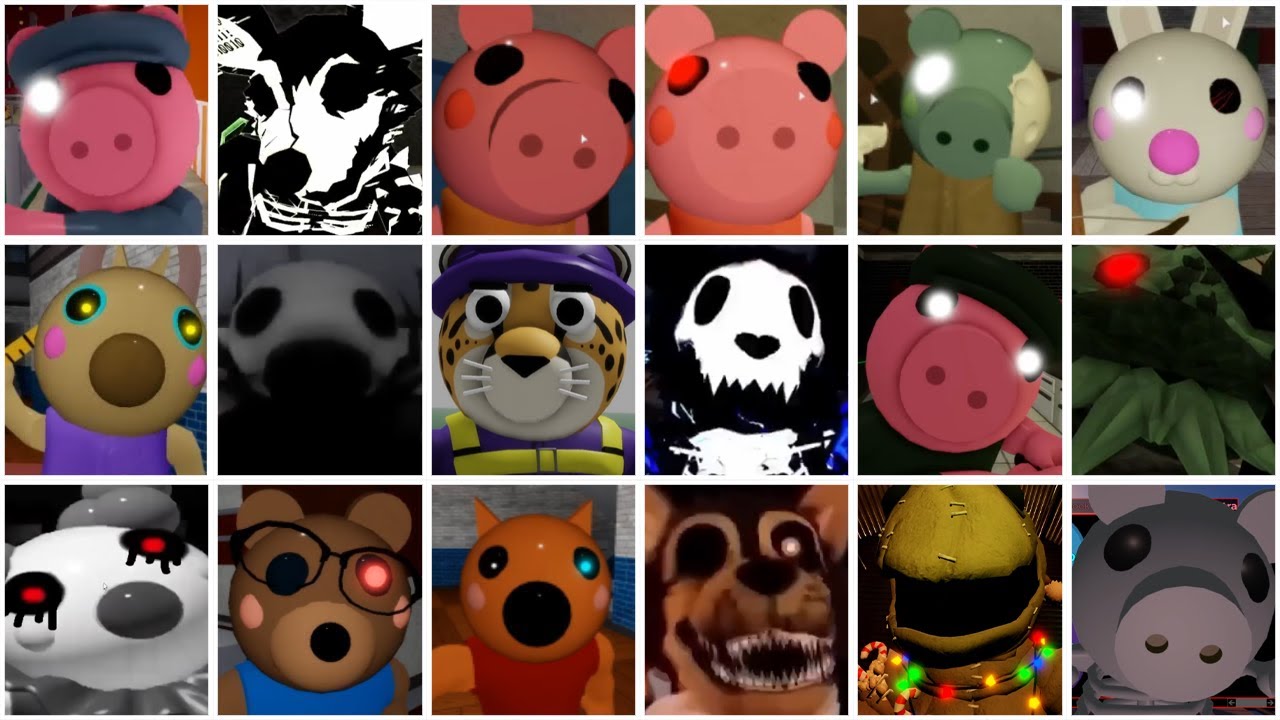 ROBLOX PIGGY 2 ALL JUMPSCARES + Poppy playtime Chapter 2 build