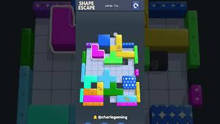 Shape Escape Level 116 Solution Walkthrough
