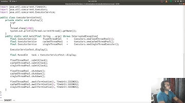 Executors ExecutorService ThreadPool SingleThreadPool CachedThreadPool How To Use In Java