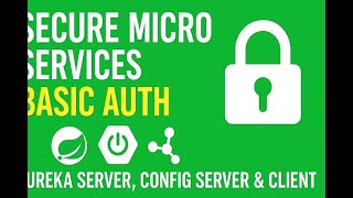 Spring Boot Microservices Security: Basic Auth with Eureka, Config Server & API Gateway