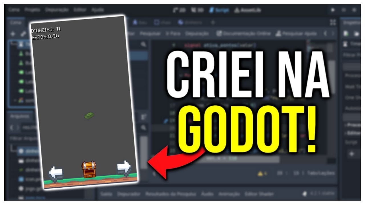 CRIEI UM JOGO 2D NA GODOT MOBILE YouTube Criei Um Jogo 2d Na Godot Mobile Youtube