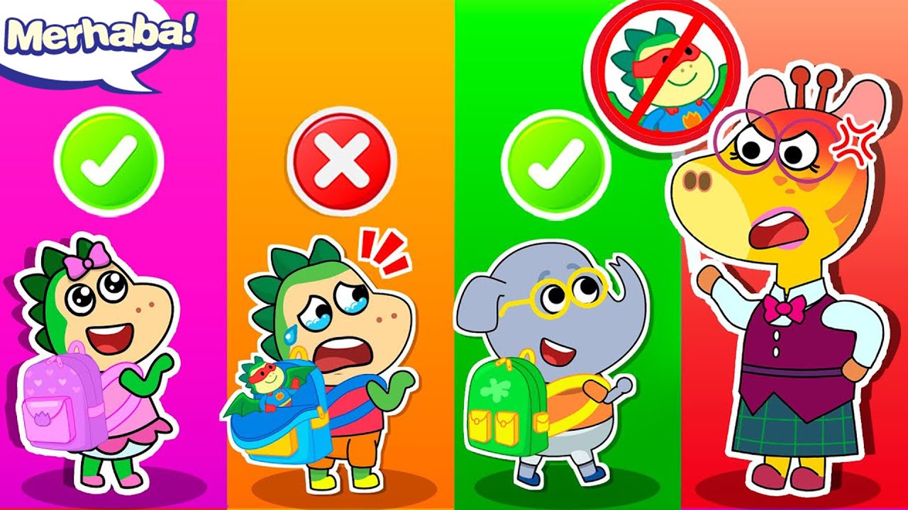 🧸💥 Spike Oyuncağını Okula Sokuyor! 🏫 ⛔🎒Ve Diğer Çocuklar ve Aileler İçin Hikayeler