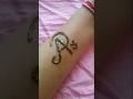 💞 A ❤️ P 💞 cute couple name mehndi tattoo ❣️#shorts #trending #viralvideo #mehndidesign #tattoo 🎉
