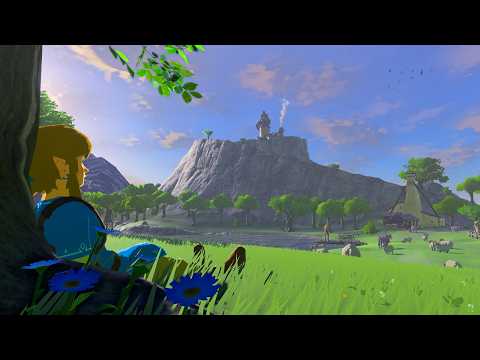 🌼A calm day in Hateno Village🌼 Relaxing Zelda Study|Work|Rest Music and Ambiance
