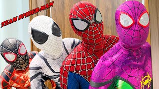 TEAM SPIDER-MAN vs BAD GUY TEAM IN REAL LIFE ( 1 Hour )  || LIVE ACTION STORY 1