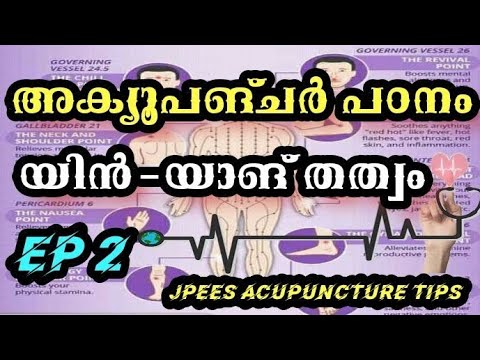 അക്യൂപങ്ചർ പഠനം - ഭാഗം  2 യിൻ - യാങ് തത്വം Acupuncture - YIN & YANG Theory