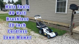 Hart Tools 40 volt Cordless Mower Review