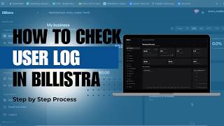 How to check user log in Billistra
