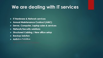 IT services, Computer Service, IT AMC, Hardware and Networking