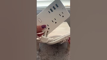 This multifunctional electrical socket with 6 outlets, 3 usb ports and one USB-C port power strip