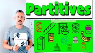 English Vocabulary lesson on PARTITIVES (a box of, a carton of, a bar of, etc.)