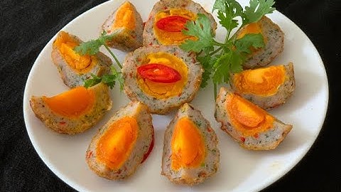 Cách làm Cá Thát Lát Bọc Trứng Muối thơm ngon lạ miệng ăn là nghiện |Salted egg wrap with fish Cakes