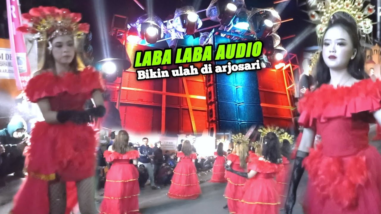 LABA LABA AUDIO - Bikin penonton kocar kacir di karnaval arjosari kalipare malang 2023