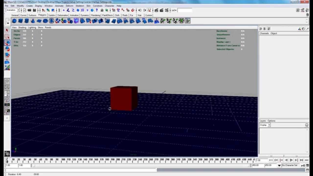 02 - Alias Maya 6 - Essential Basics - Assigning Hot Keys (Short Cuts ...