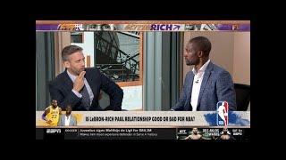 Max Kellerman OVERJOYED Is LeBron-Rich Paul relationship good or bad for NBA? | FIRST TAKE 7/18/2019
