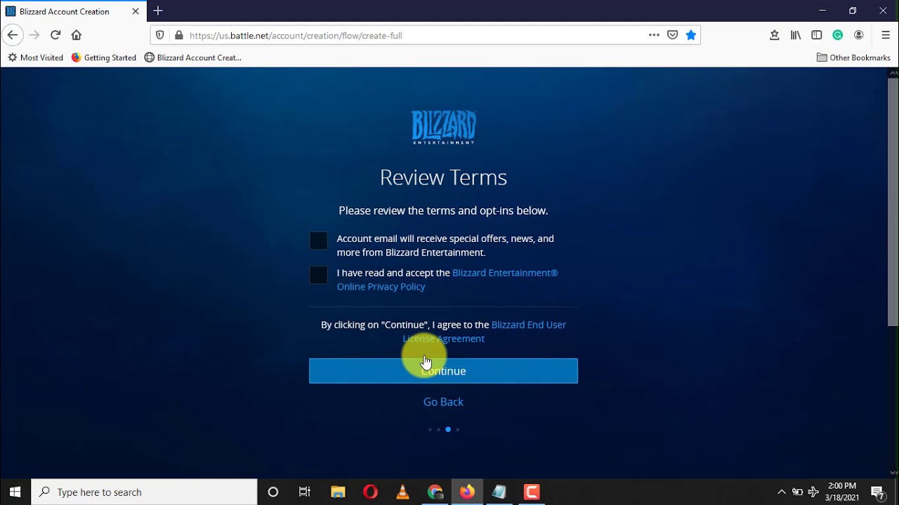 Can't connect. Blizzard account not found - Customer Support