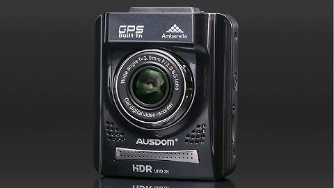 AUSDOM A261 Dash Cam - Test Video - 2 Minutes driving