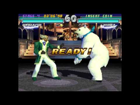 Tekken Tag 1 ( Arcade ) - Heihachi / Tetsujin Playthrough ( Oct 23, 2016 )