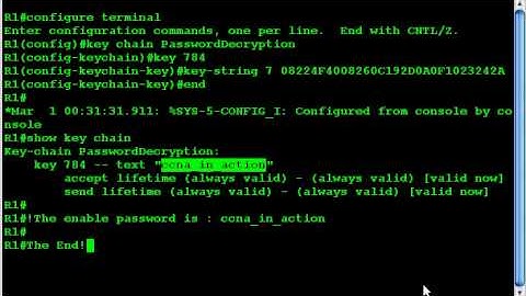 Cisco CCNA | 640-802 Exam | Decrypt Enable | Telnet | Console | PPP Password