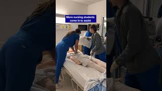 Saving lives one simulation at a time! Our dedicated nursing students are honing their CPR skills.
