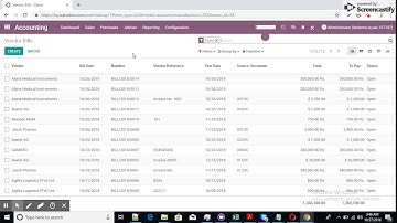 Payment Procedure in Odoo with Multiple Invoices