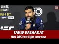 Farid basharat talks bad blood with damon blackshear coach jake shields  ufc 285
