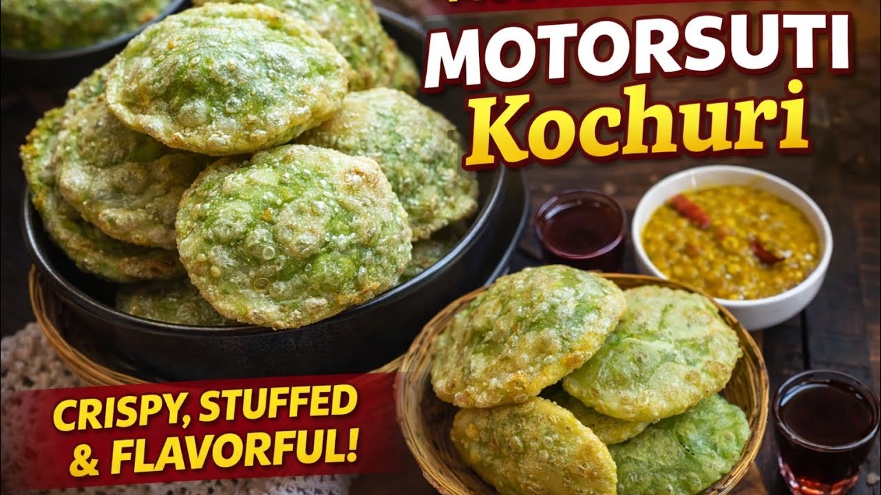 How To Make Matar Kachori। Matar Kachori Kaise Banate Hai। Kachori Recipe। Motorsuti Kochuri Recipe।