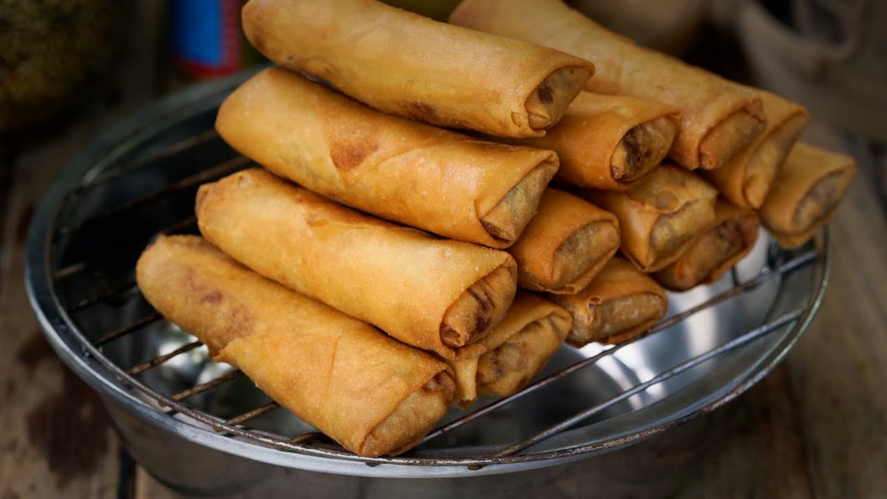 ¡Rollitos De Primavera Fritos! Crujientes, Rellenos de Verduras y Súper Deliciosos.🤩🥦