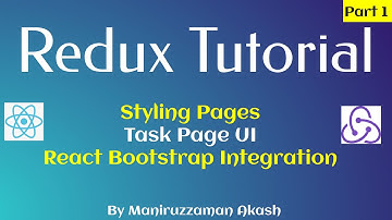 #1 Redux Complete Project Bangla Video Tutorial - Introduction to Create Component and Integrate