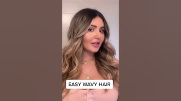 Easy Wavy Hair Tutorial