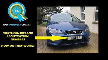 Northern Ireland Registration Number Plates - so how do they work?