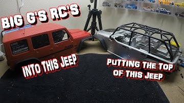 PUTTING AN INTERIOR IN MY AXIAL SCX10II 2017 JEEP JK