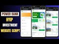 Make Energy Ponzi Investment Website || New Design Investment Website Script