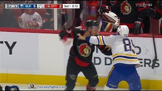 Details Alex Tuch vs Brady Tkachuk Oct 24, 2023 News