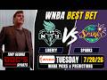 WNBA Pick - New York Liberty vs Los Angeles Sparks Prediction, 7/28/2026 Free Best Bets & Odds
